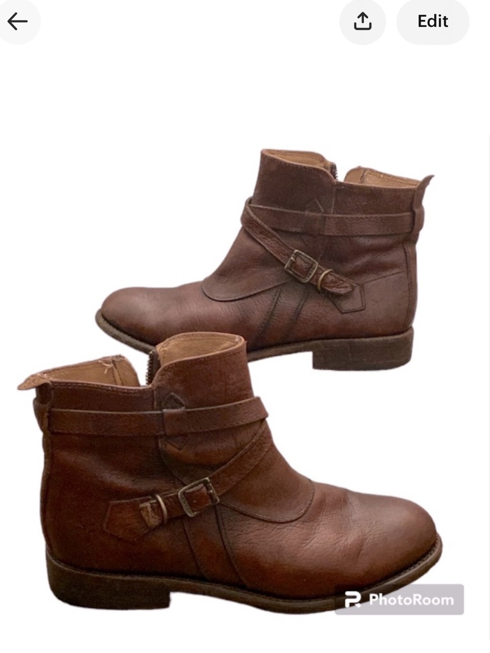 FRY Mexico Made Brown Ankle Boots Size 9B